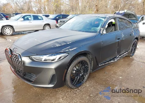 2025 BMW 430I Gran Coupe xDrive из США, поврежденный, VIN WBA33FB0XSFT78201